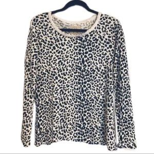 Chaser Animal Print Thermal Top size Medium